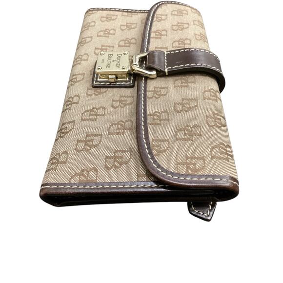 Vintage Dooney &Bourke Wallet Women’s One Size Signature Canvas Leather Interior - Picture 4 of 8